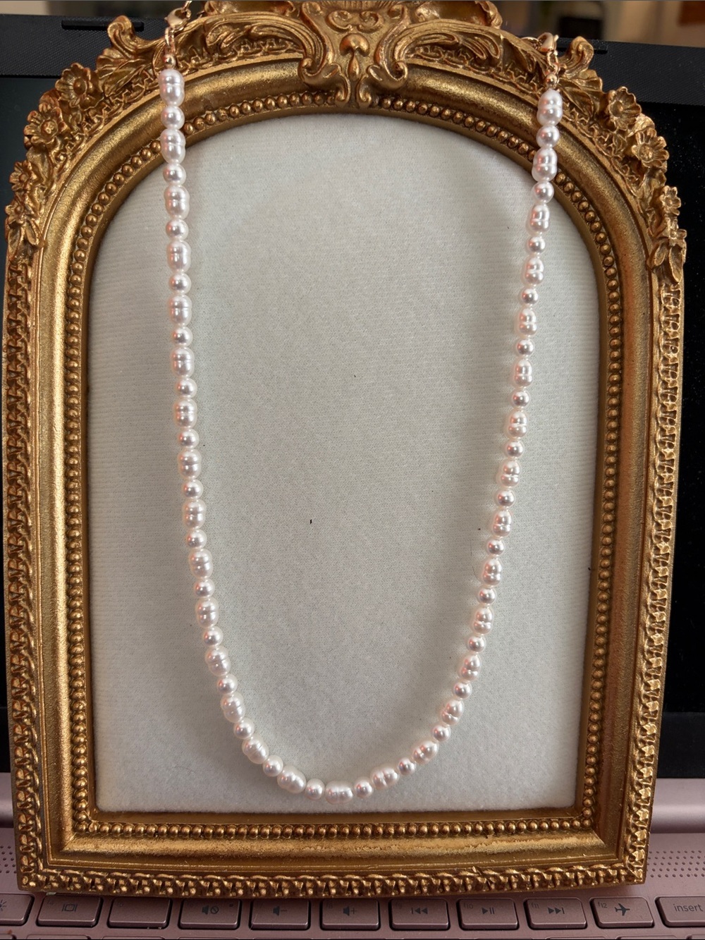 Park Lane White Pearl Strand Necklace
